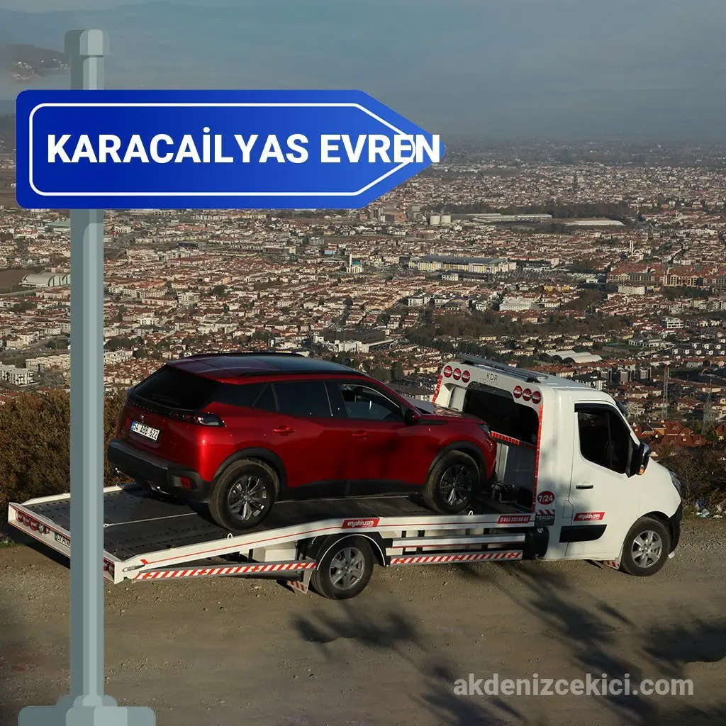 Karacailyas Evren Kurtarıcı – D400 ve Tarım Yollarında 7/24 Oto Kurtarma